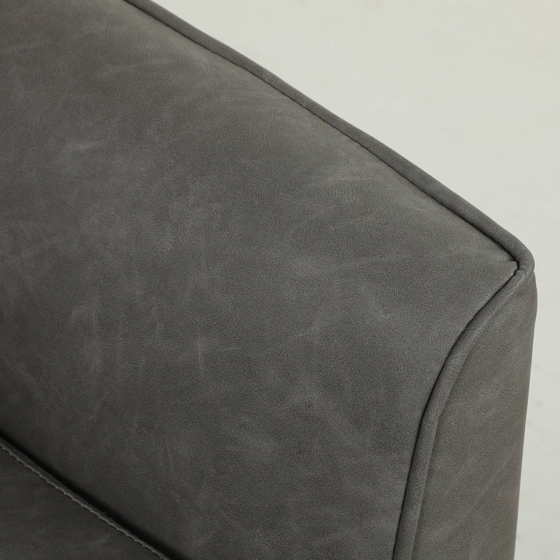 2 Seater Compact Sofa - Grey