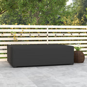 Black Waterproof Garden Furniture Cover for Rattan Table Set 245 x 165cm by Outsunny
