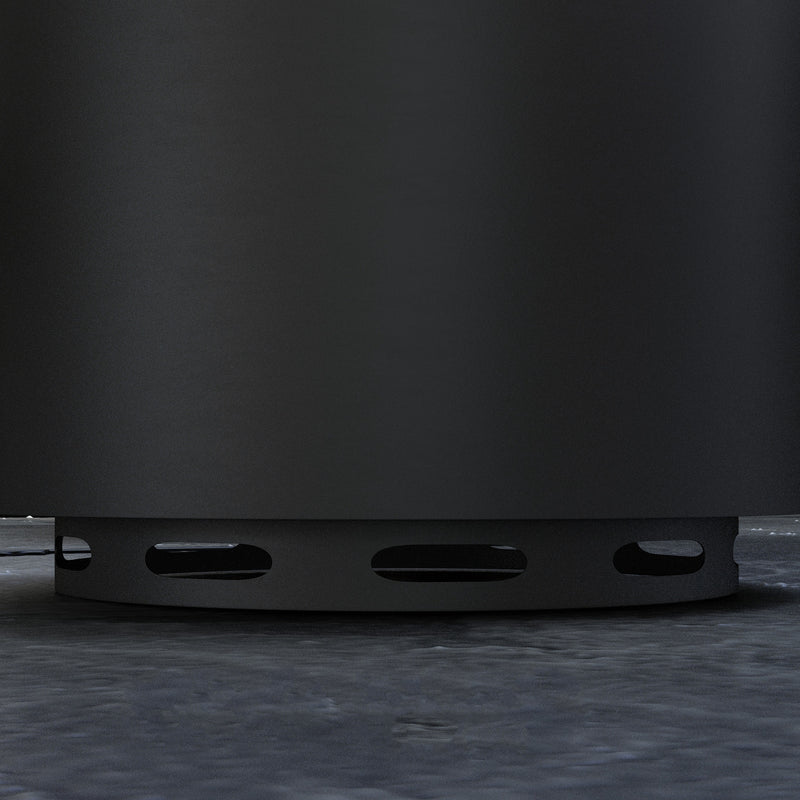 Portable Smokeless Fire Pit 48cm Wood Burning Metal Heater With Poker For Garden Camping