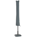 Waterproof Garden Parasol Cover for Year Round Protection Fits Most Outdoor Umbrellas Grey Outsunny