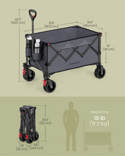 Dimensions diagram showing an 80.8 x 49.4 cm body, 38 cm sides and 93.5 cm handle height