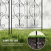 Set of 2 Metal Garden Trellis Panels for Climbing Plants Flowers and Vines 150 x 50 cm by Outsunny