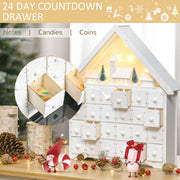 24 day countdown drawer panel with an open drawer showing treats