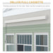 Electric Retractable Patio Awning 4 x 3m with Remote Control and Durable Aluminium Frame