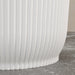 Set of Two 22cm White Planters Lightweight and Weather Resistant by Outsunny