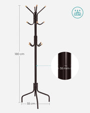 Dimension diagram showing 180 cm height and 55 cm base width