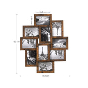 Dimension diagram showing the frame at 49.3 x 60 cm with 14.5 x 9.4 cm openings