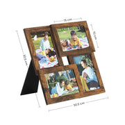 Dimensions diagram showing the 30.5 x 30.5 cm frame and 15 x 10 cm photo openings