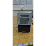 HOMCOM compact dehumidifier rear view showing carry handle and open water tank drawer