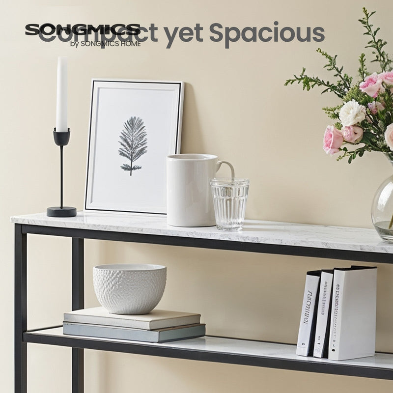 Console table dimensions diagram
