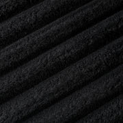 Macro shot of the ribbed corduroy pile