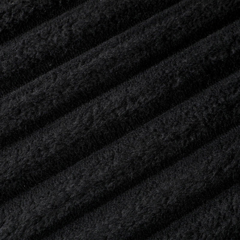 Macro shot of the ribbed corduroy pile