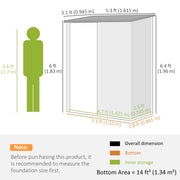 Dimension diagram: 161.5 cm wide, 94.5 cm deep, 196 cm at the back and 183 cm at the front