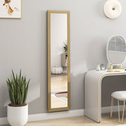 Full Length Leaning Wall Mirror 37 x 157 cm Ideal for Bedroom or Hallway Natural