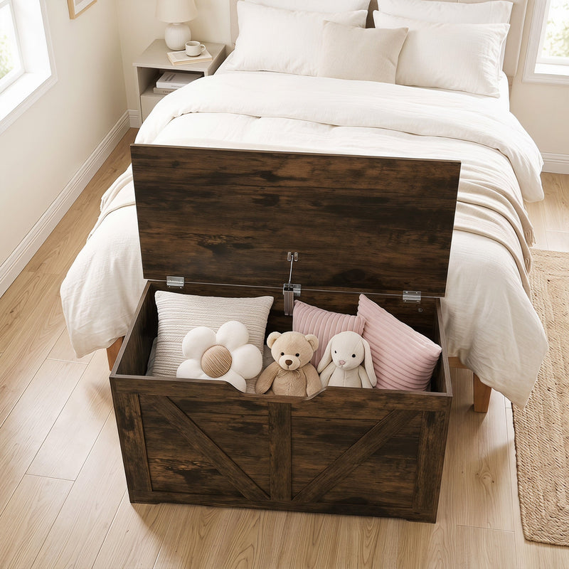 Storage bench 100L - Brown