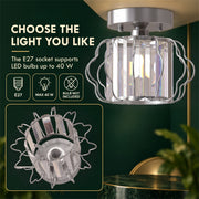 Choose the light you like graphic showing the E27 socket from below