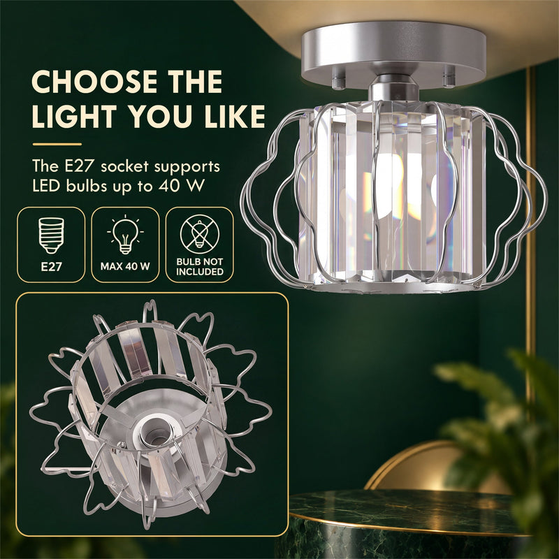 Choose the light you like graphic showing the E27 socket from below
