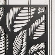 Black Metal Outdoor Planter With Trellis for Climbing Plants and Garden Display