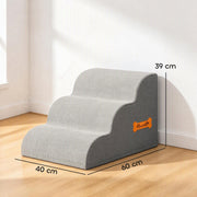 Dimensions diagram showing 60 cm length, 40 cm width and 39 cm height