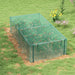 Green 8 x 4 FT Garden Plant Protection Cage with Door for Outdoor Growing by Outsunny