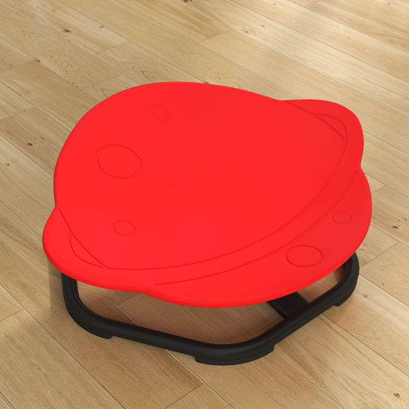 Kids Sensory Spinning Swivel Chair for Balance and Coordination Training Red AOSOM