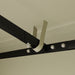 3m x 3m Gazebo Frame Replacement Canopy Cream Weather Resistant by Outsunny