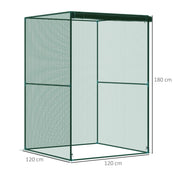Compact Plant Cage With Netting For Protecting Vegetables and Flowers, Green AOSOM