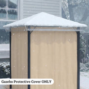 Gazebo Rain Cover Waterproof Shelter for 2 x 2 Metre Outdoor Use Clear Outsunny
