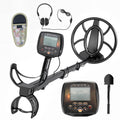 Metal Detector for Outdoor Treasure Hunting with Waterproof Coil and LCD Display Black Orange AOSOM