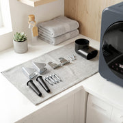 Compact Tumble Dryer for Small Homes with Space Saving Design and Easy Controls Grey AOSOM