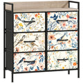 6 Drawer Chest of Drawers with Spacious Storage for Bedroom or Living Room White
