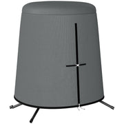 Grey Hanging Egg Chair Protective Cover 196 x 230 cm Weatherproof by Outsunny