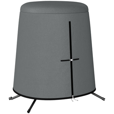 Grey Hanging Egg Chair Protective Cover 196 x 230 cm Weatherproof by Outsunny
