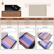 White 3 Drawer Lockable Steel Filing Cabinet with Pencil Tray for A4 and Legal Size by Vinsetto