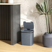 15L Automatic Sensor Bin Touch Free Waste Solution For Kitchen Or Bathroom Grey AOSOM