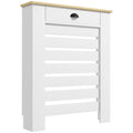Radiator Cover with Storage Drawer Ideal for Living Room or Hallway 95.5 x 78 cm, White