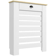 Radiator Cover with Storage Drawer Ideal for Living Room or Hallway 95.5 x 78 cm, White