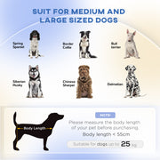 Dog Sofa Bed with Wooden Frame and Removable Cushion for Medium and Large Dogs Grey