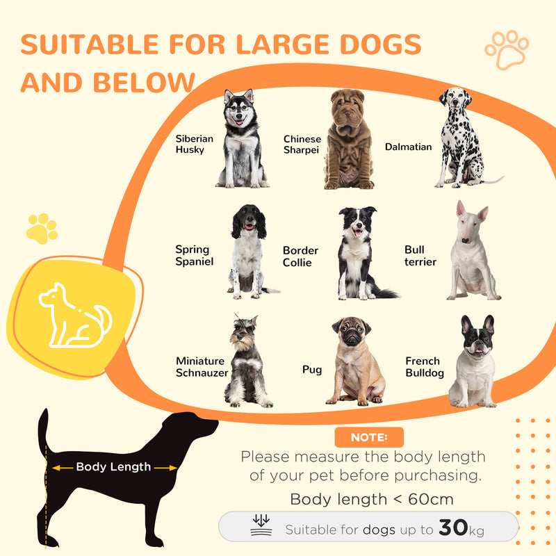 2 in 1 Dog Crate and Side Table with Soft Cushion and Double Doors for Large Dogs, Grey