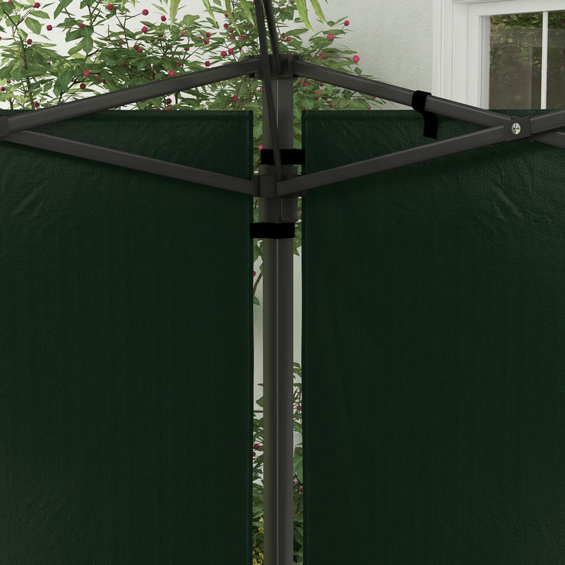 Set of Two Green 3 x 3m Gazebo Side Panels Ideal for Replacing Garden Shelter Walls