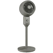 Oscillating Floor Fan with Adjustable Airflow for Home or Office Cooling Grey AOSOM