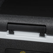 40L Portable Car Fridge Freezer With Adjustable Temperature For Travel Grey and Black AOSOM