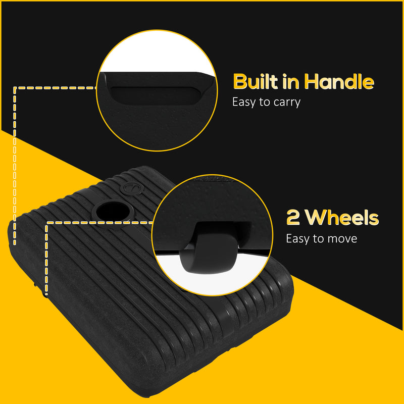 Heavy Duty Parasol Base With Wheels For Cantilever Umbrella Water Or Sand Filled