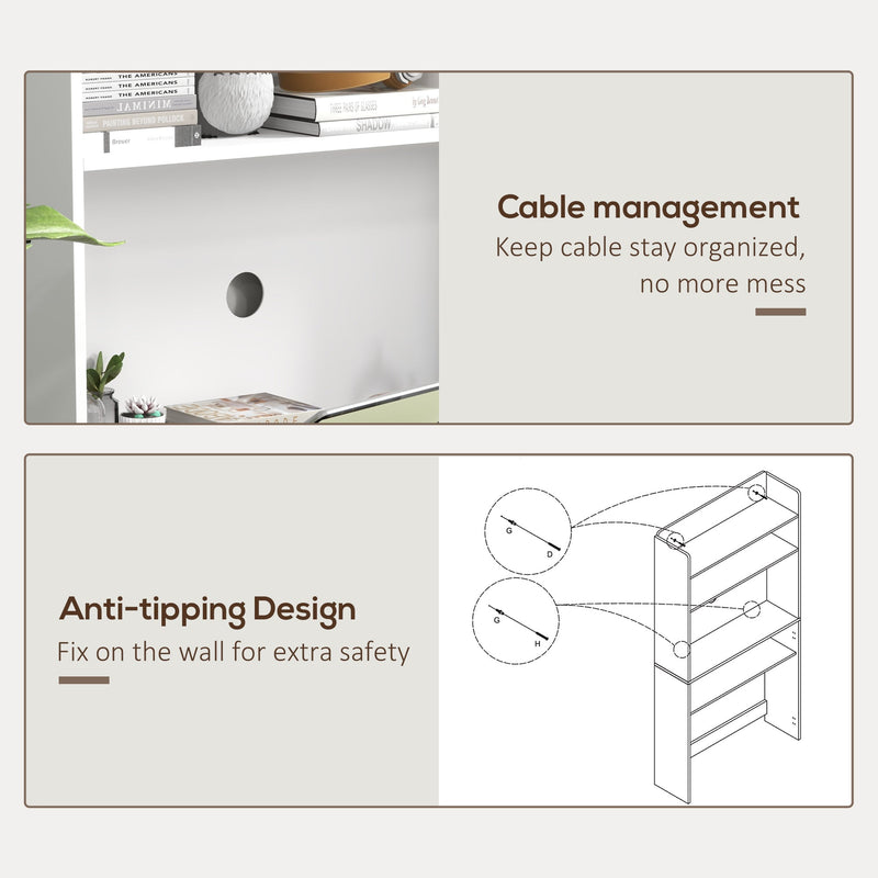 Folding Desk, White