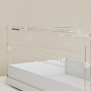 Acrylic Reptile Terrarium with Sliding Top and Vents for Snakes and Geckos Clear AOSOM