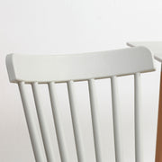 5 Piece Dining Table Set with Space Saving Design and Wood Legs for Small Kitchens Grey