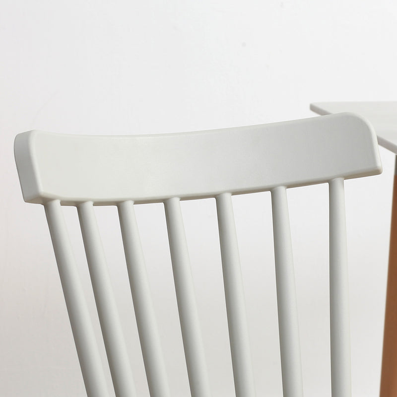 5 Piece Dining Table Set with Space Saving Design and Wood Legs for Small Kitchens Grey