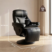 Recliner Chair Black - image 3