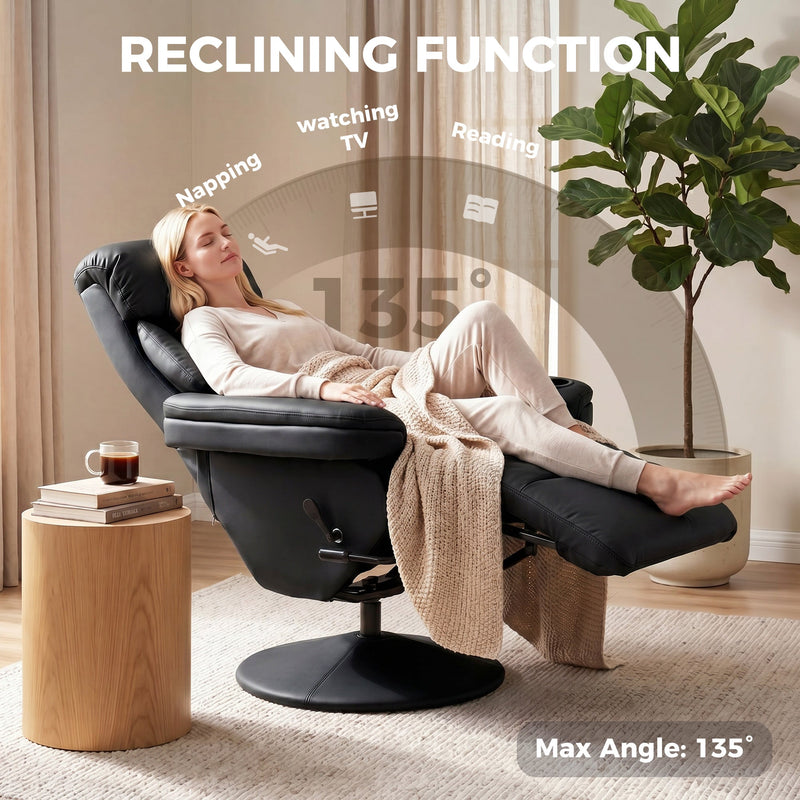 Recliner Chair Black - image 4