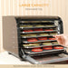 Black Six Tray Food Dehydrator Adjustable Temperature 35-70 Degrees Centigrade by HOMCOM